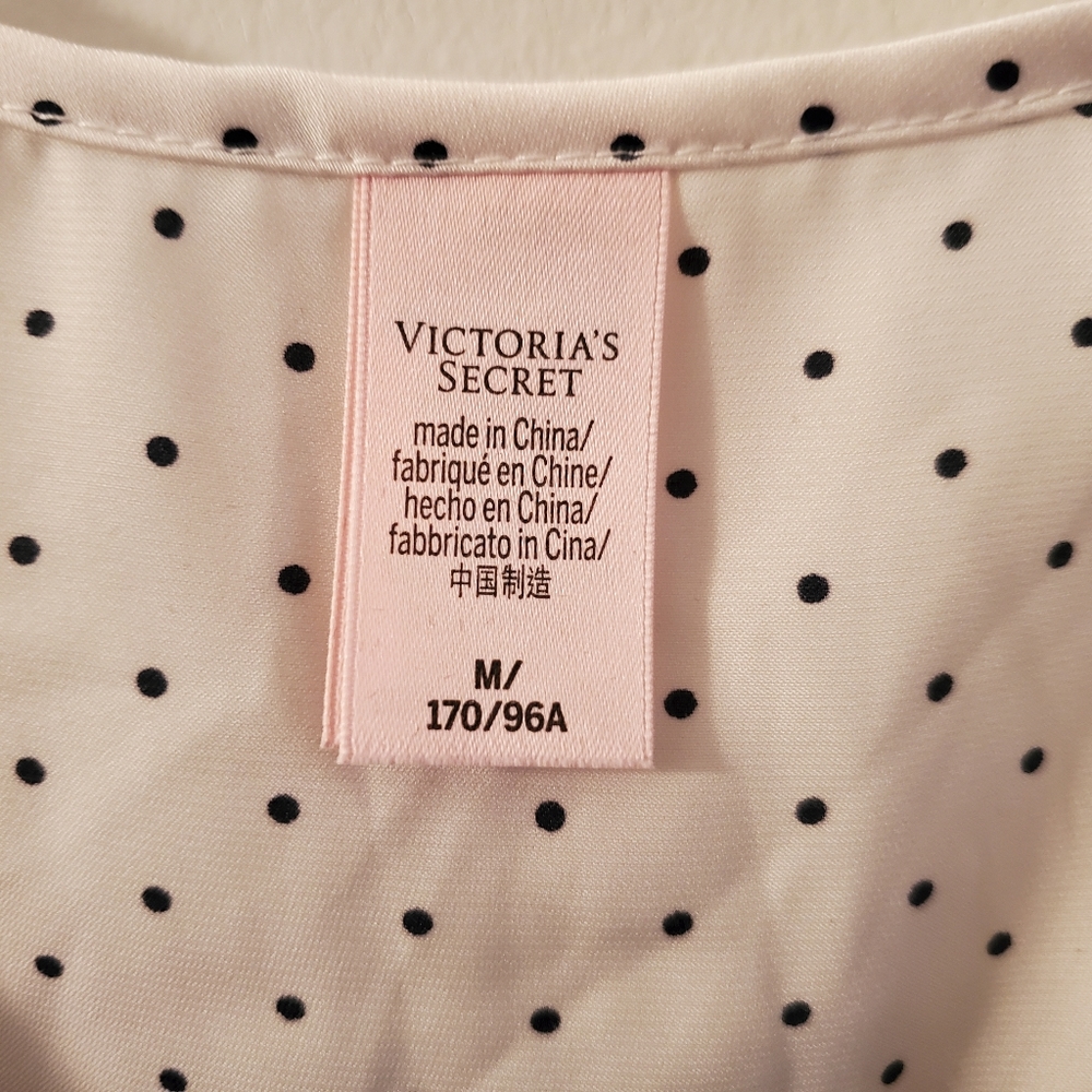 Victoria's Secret | Ivory Dot Ruffle Robe - Medium - Picture 9 of 10